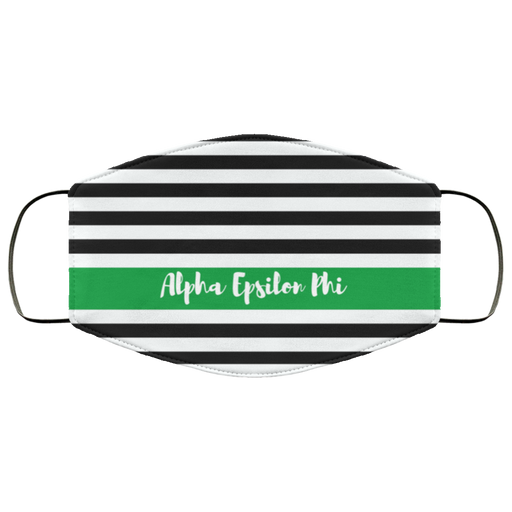 Alpha Epsilon Phi Stripes Face Mask