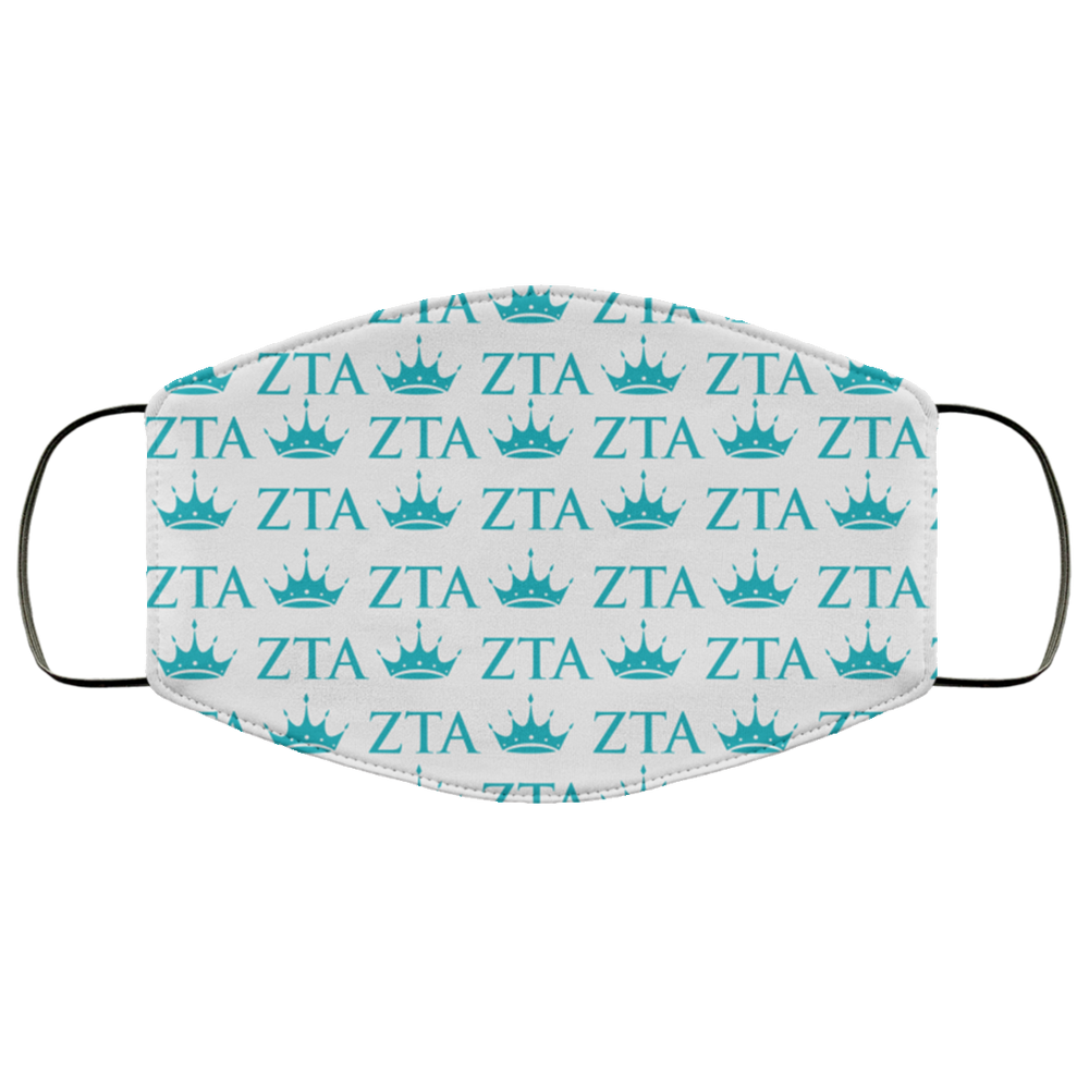 Zeta Tau Alpha Face Mask Zeta Tau Alpha Face Mask