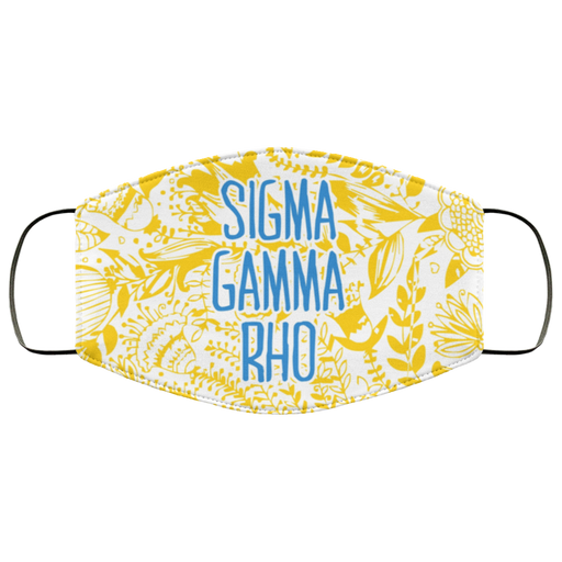 Sigma Gamma Rho Sigma Gamma Rho Floral Face Mask