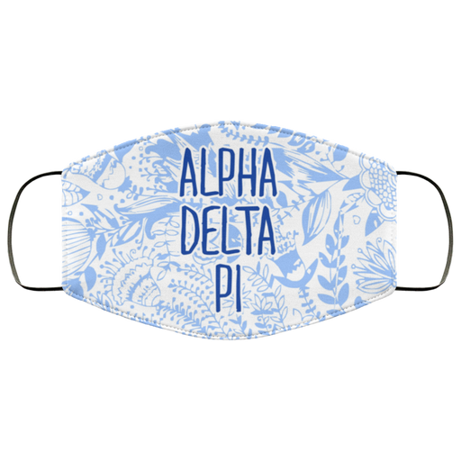Alpha Delta Pi Floral Face Mask