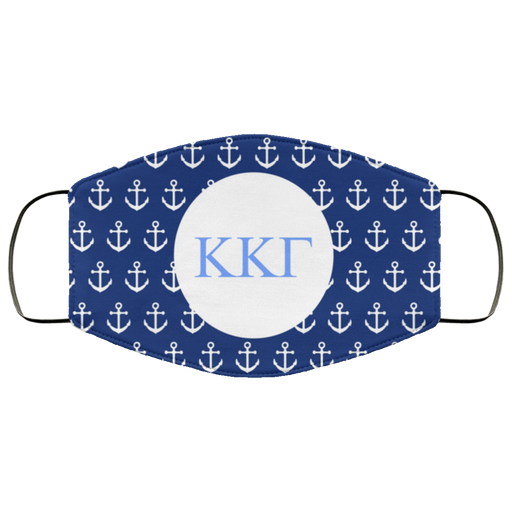 Kappa Kappa Gamma Kappa Kappa Gamma Anchors Face Mask