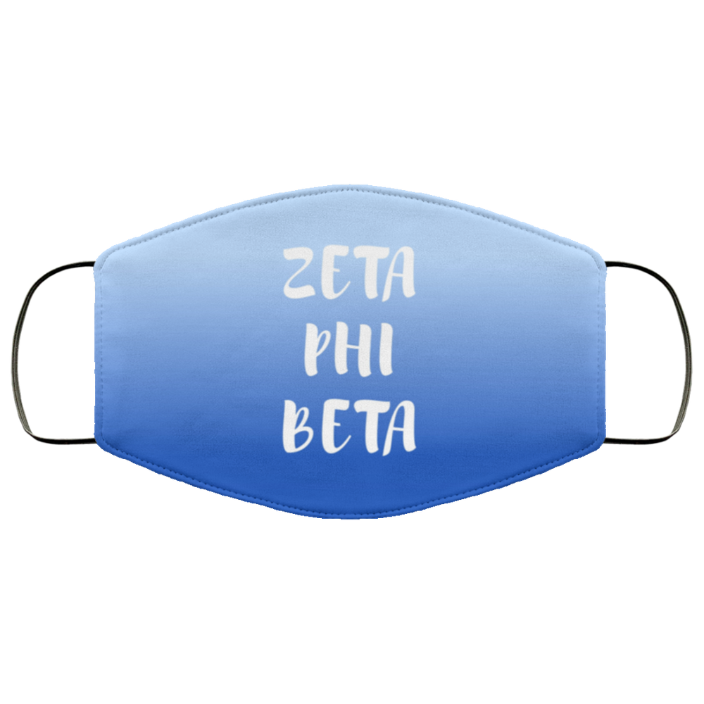 Zeta Phi Beta Shade Face Mask Zeta Phi Beta Shade Face Mask