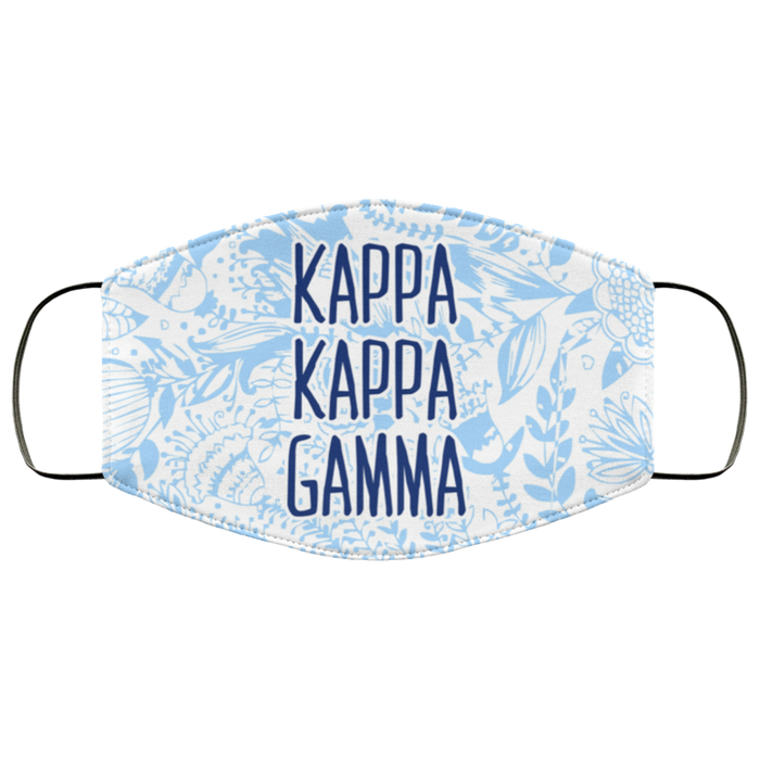 Kappa Kappa Gamma Floral Face Mask Kappa Kappa Gamma Floral Face Mask