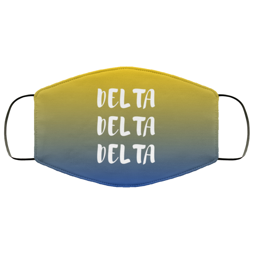 Delta Delta Delta Shade Face Mask Delta Delta Delta Shade Face Mask