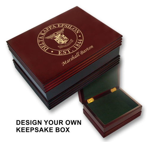 Delta Upsilon Custom Keepsake Box