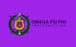 Omega Psi Phi Sublimated Wall Flag Omega Psi Phi Sublimated Wall Flag