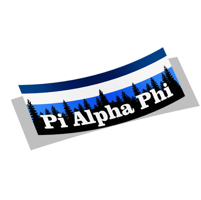 Pi Alpha Phi Mountains Decal