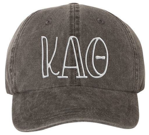 Kappa Alpha Theta Sorority Greek Carson Embroidered Hat