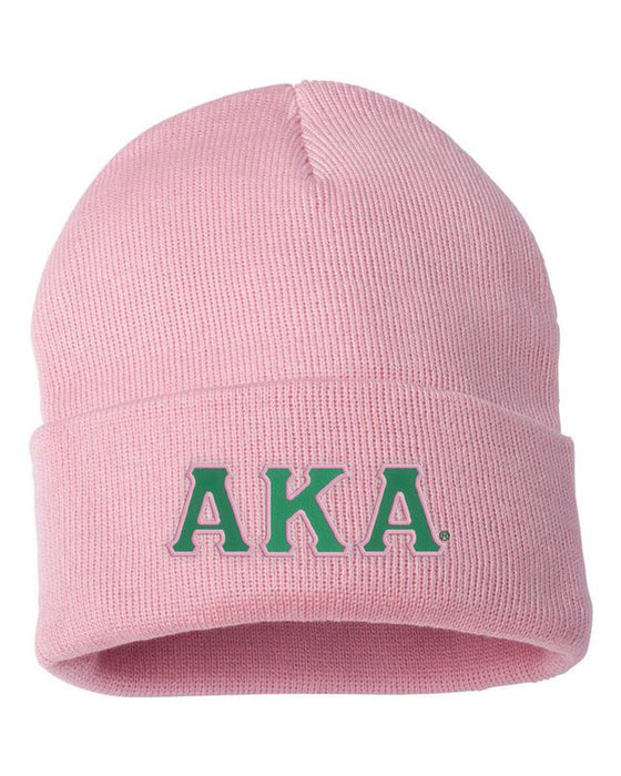 Alpha Kappa Alpha Lettered Knit Cap