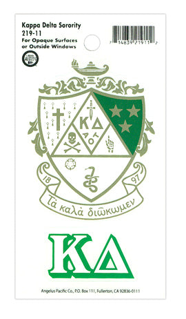 Kappa Delta Crest Decal