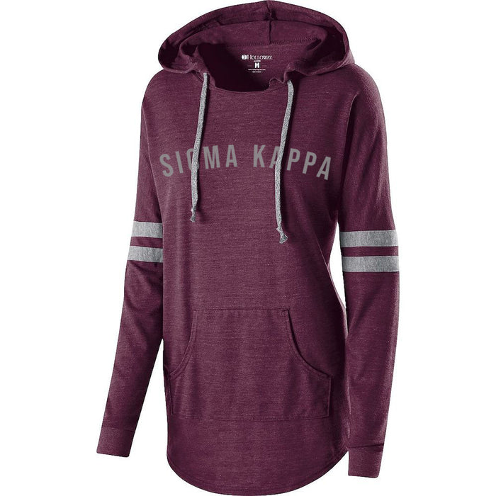 Sigma Kappa Hooded Low Key Pullover