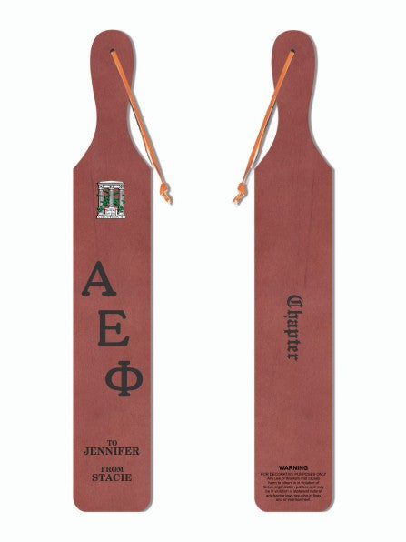 Alpha Epsilon Phi Traditional Paddle