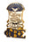 Phi Beta Sigma Shield With Greek Letters Pin