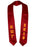 Kappa Beta Gamma Vertical Grad Stole with Letters & Year
