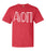 Alpha Omicron Pi Comfort Colors Greek Letter Sorority T-Shirt