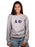 Alpha Phi Crewneck Sweatshirt with Sewn-On Letters