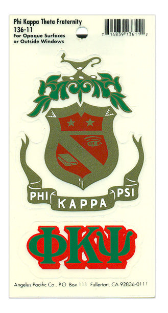 Phi Kappa Psi Crest Decal
