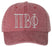 Pi Beta Phi Sorority Greek Carson Embroidered Hat