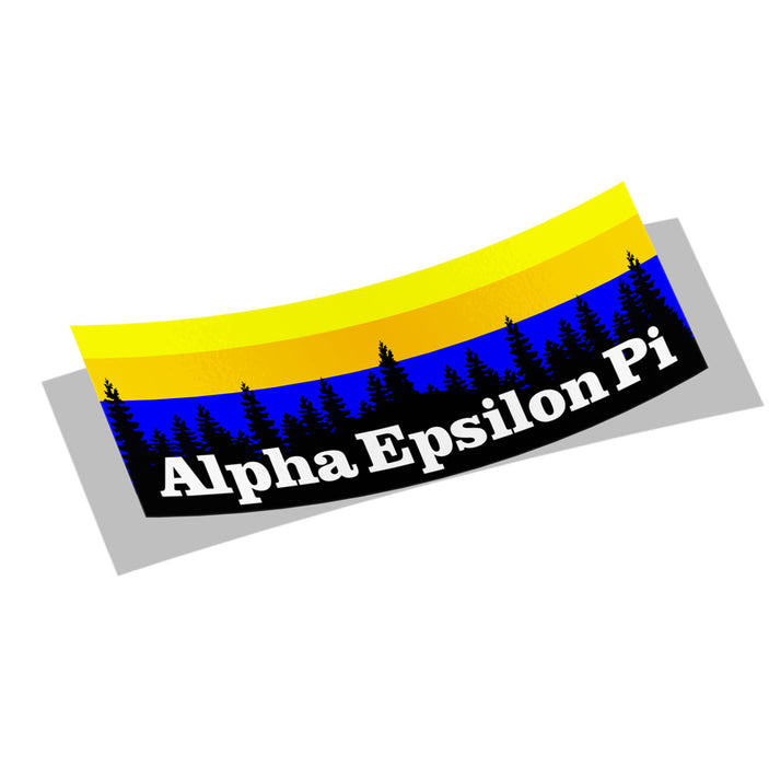 Alpha Epsilon Pi Mountains Decal