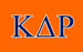 Kappa Delta Rho Fraternity Flag Sticker