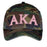 Alpha Kappa Alpha Letters Embroidered Camouflage Hat