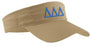 Delta Delta Delta Letter Visor