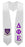 Delta Phi Epsilon Super Crest Graduation Stole