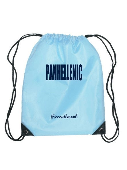 Panhellenic Cursive Impact Sports Bag