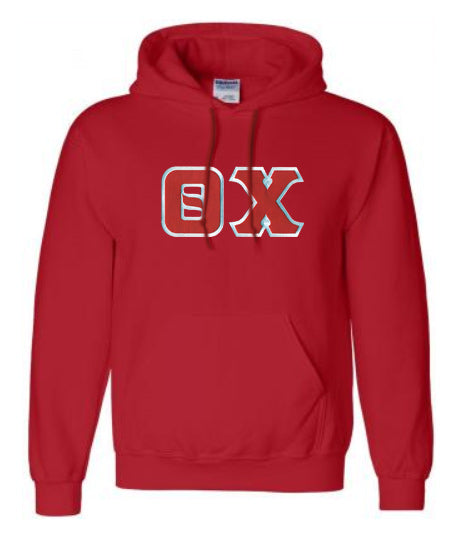 Theta Chi Lettered Hoodie