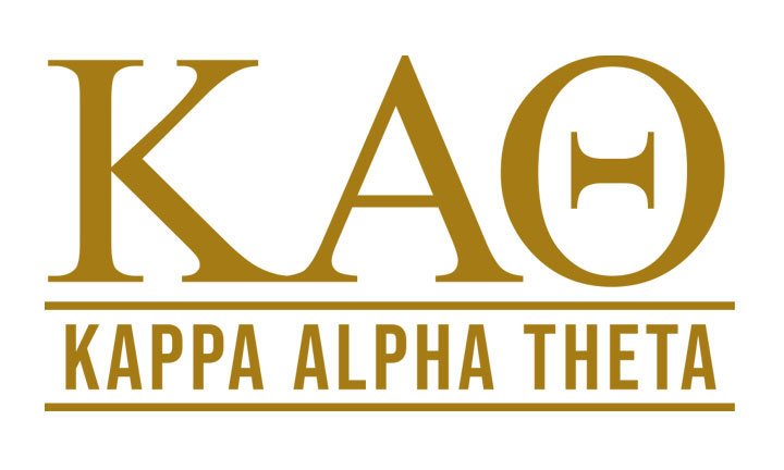 Kappa Alpha Theta Custom Greek Letter Sticker - 2.5