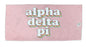 Alpha Delta Pi Plush Retro Beach Towel
