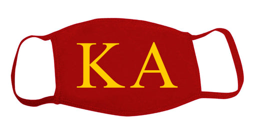 Kappa Alpha Face Mask With Big Greek Letters
