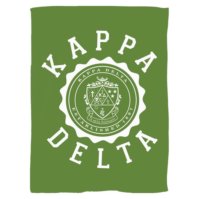 Kappa Delta Seal Fleece Blankets Kappa Delta Seal Fleece Blankets