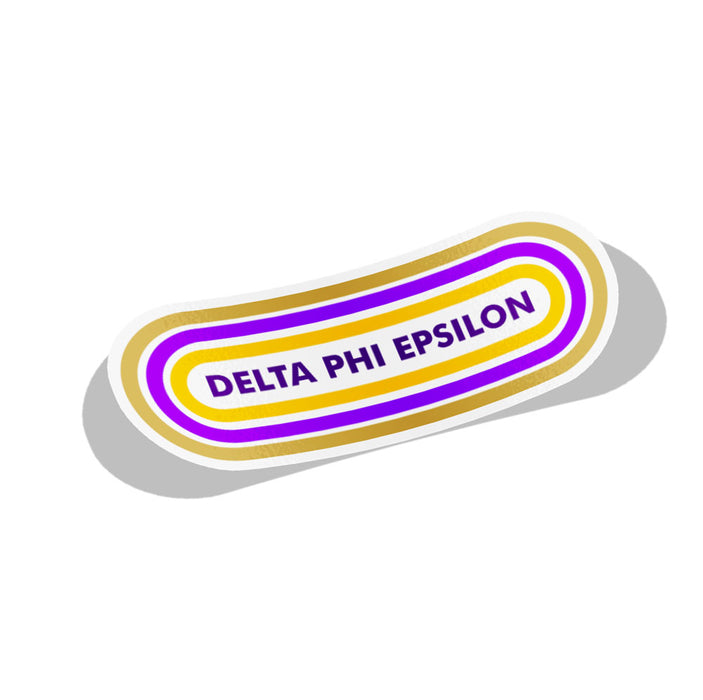 Delta Phi Epsilon Capsule Sorority Decal