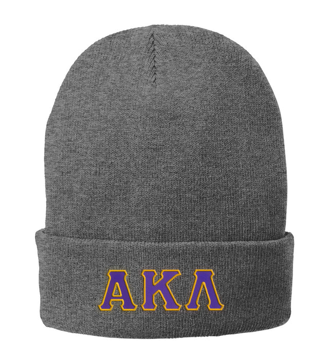 Alpha Kappa Lambda Lettered Knit Cap