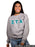 Zeta Tau Alpha Classic Colors Sewn-On Letter Crewneck