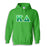 Kappa Delta Two Toned Lettered Hooded Sweatshirt