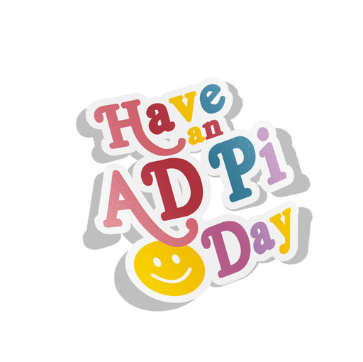 Alpha Delta Pi Happy Day Sorority Decal