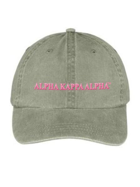 Alpha Kappa Alpha Embroidered Hat