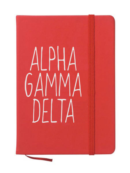 Alpha Gamma Delta Mountain Notebook