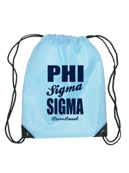 Phi Sigma Sigma Cursive Impact Sports Bag