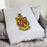 Delta Chi Color Crest Afghan Blanket Throw