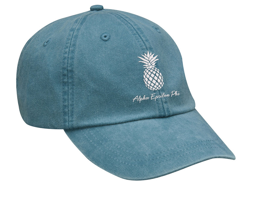 Alpha Epsilon Phi Pineapple Embroidered Hat