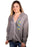 Delta Phi Epsilon Fleece Full-Zip Hoodie with Sewn-On Letters