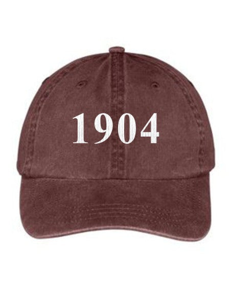 Alpha Gamma Delta Year Established Embroidered Hat