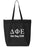 Delta Phi Epsilon Roman Letters Event Tote Bag