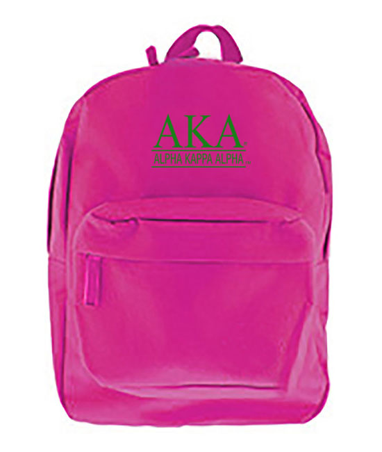 Alpha Kappa Alpha Custom Embroidered Backpack