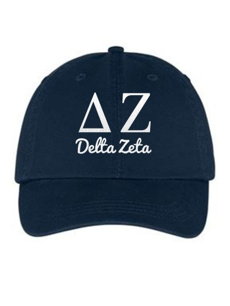 Delta Zeta Collegiate Curves Hat