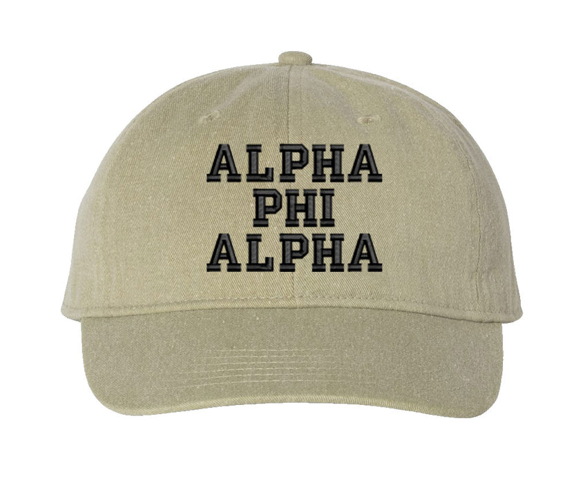 Alpha Phi Alpha Comfort Colors Varsity Hat
