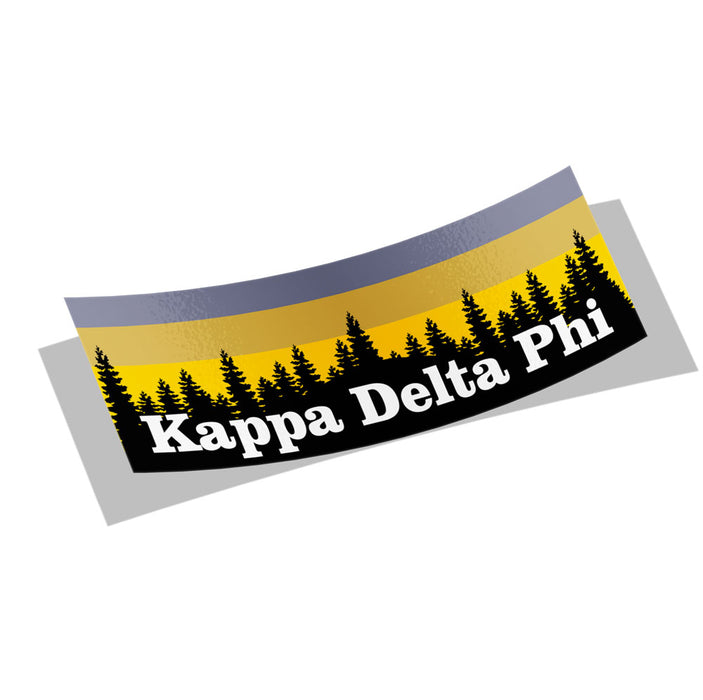 Kappa Delta Phi Mountains Decal